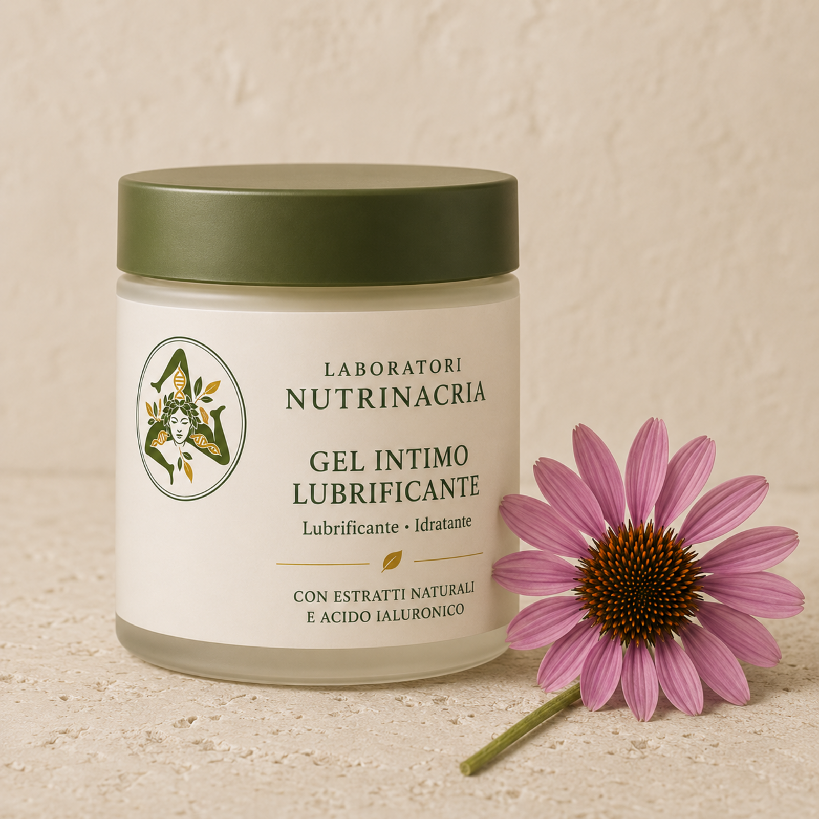 Confezione del Gel Intimo Lubrificante, inquadratura ravvicinata